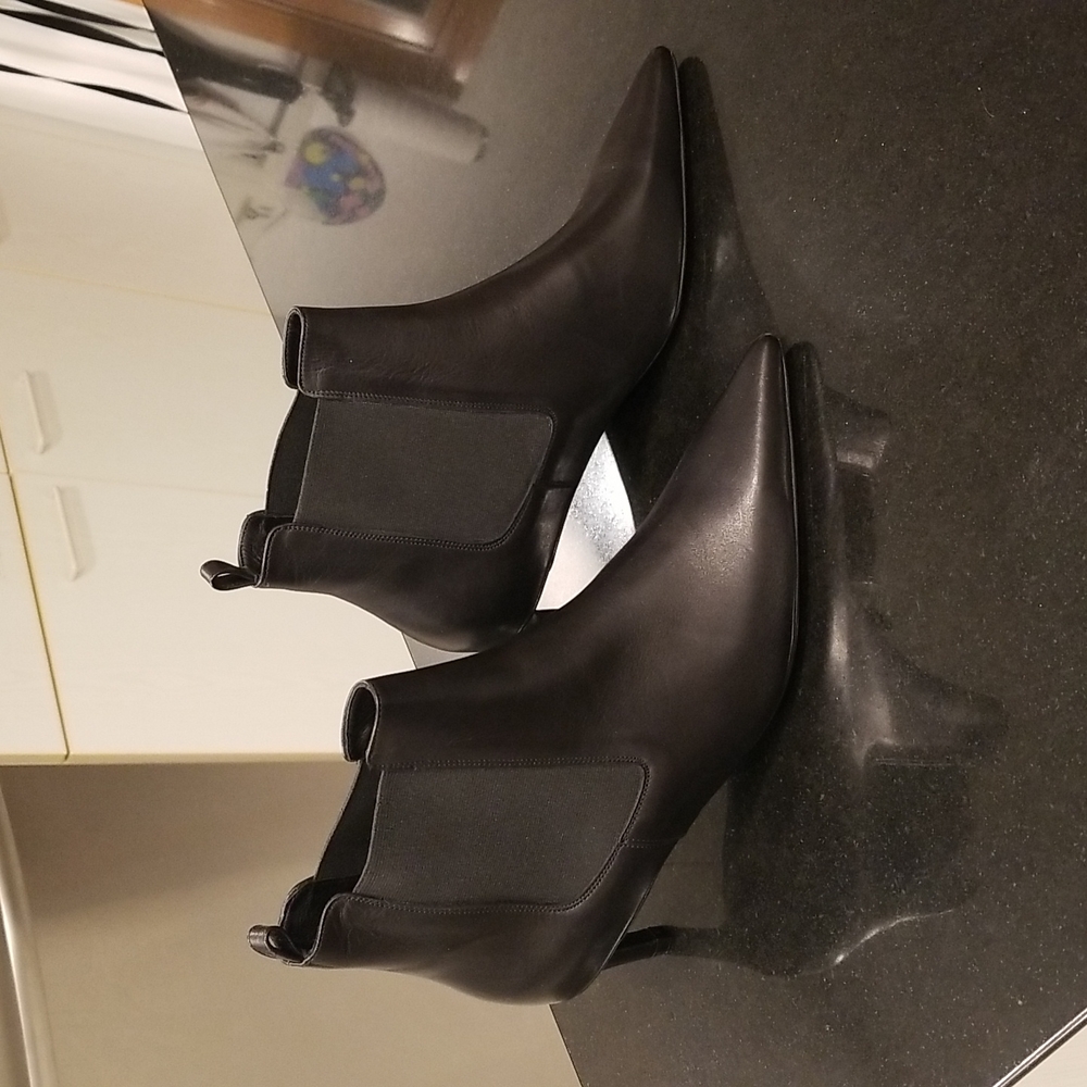 💕ANINE BING💕 Stevie Boots ~ Black Leather 37 New Without Box - Picture 13 of 16
